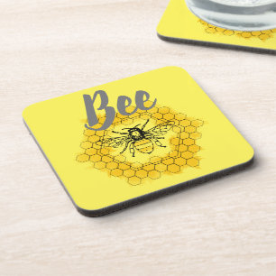 Posavasos Abeja de miel Bumblebee verano y primavera