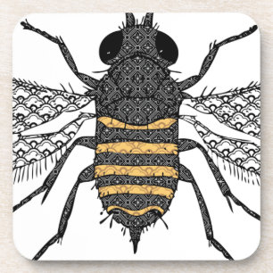 Posavasos abeja vintage
