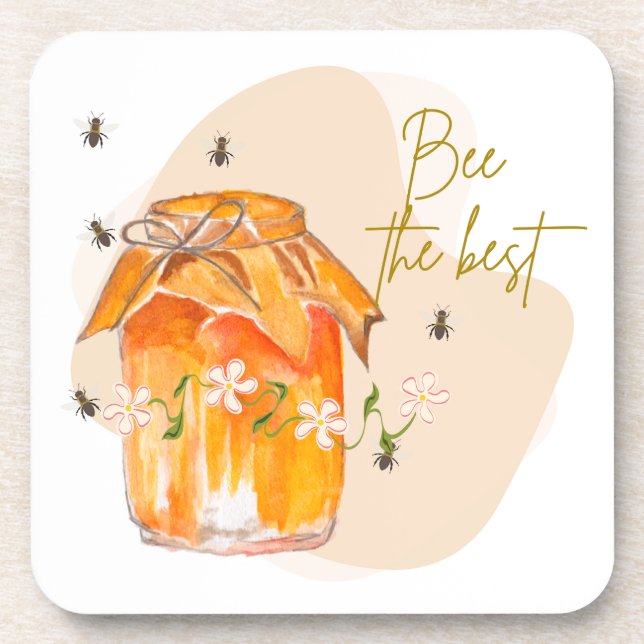 Posavasos abejar lo mejor (Frente)