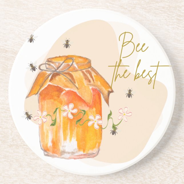 Posavasos abejar lo mejor (Frente)