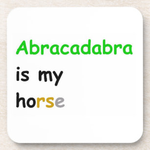 Posavasos Abracadabra es mi caballo