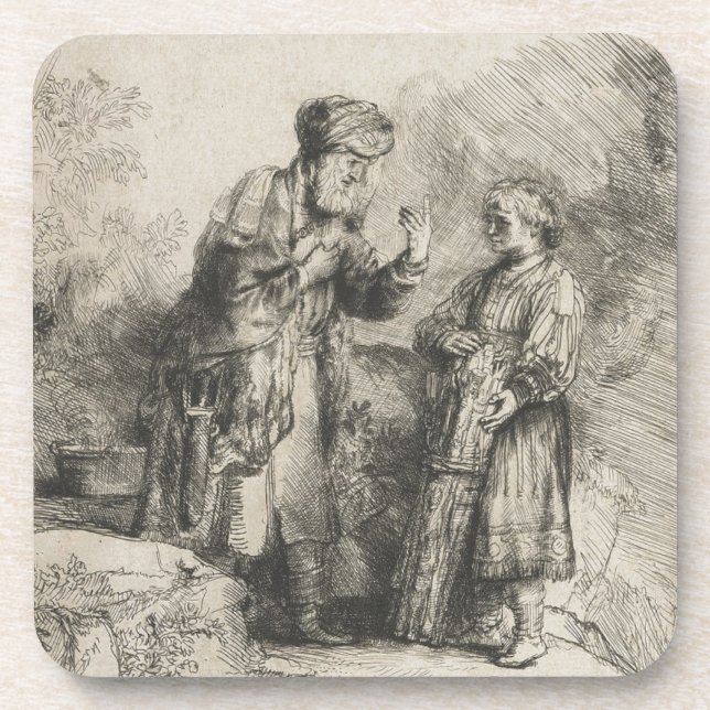 Posavasos Abraham e Isaac (Frente)