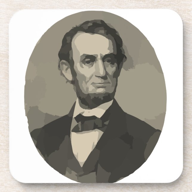 Posavasos abraham lincoln (Frente)