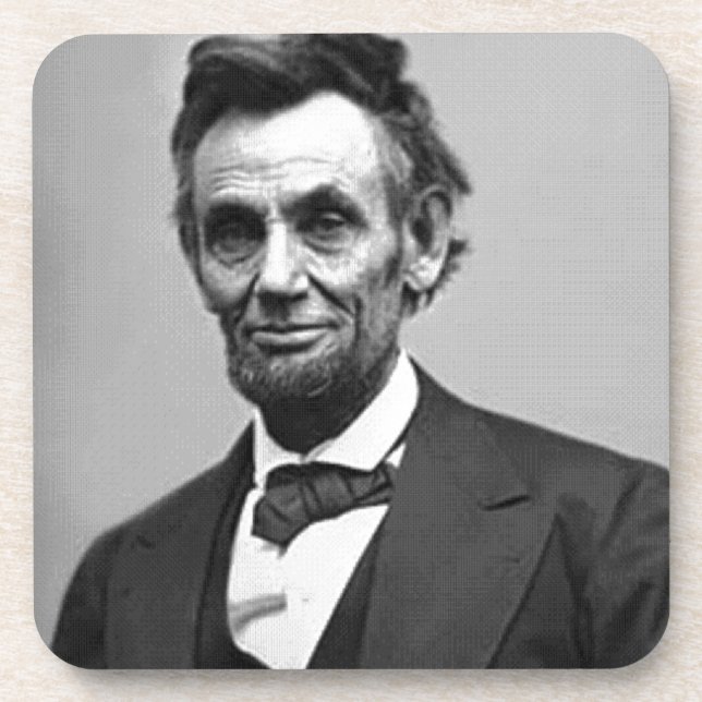Posavasos Abraham Lincoln (Frente)