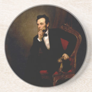 Posavasos Abraham Lincoln de George Peter Alexander Healy