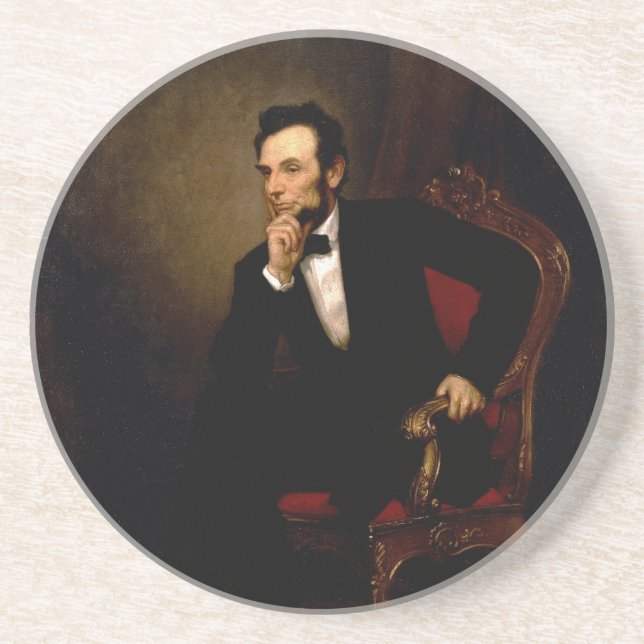 Posavasos Abraham Lincoln de George Peter Alexander Healy (Frente)