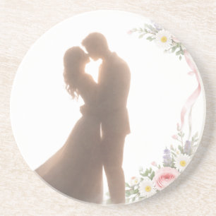 Posavasos Abrazo Dorado al Atardecer - Romántico