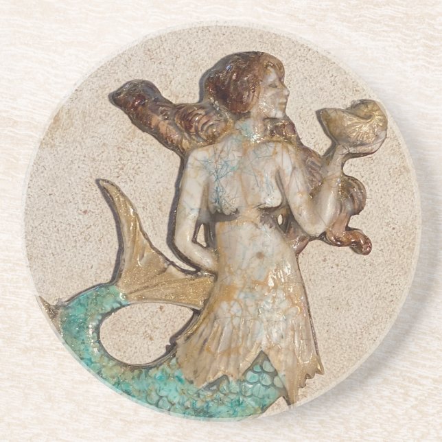 Posavasos absorbente de sirena (Frente)