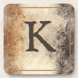 Posavasos Abstract Brown Tone