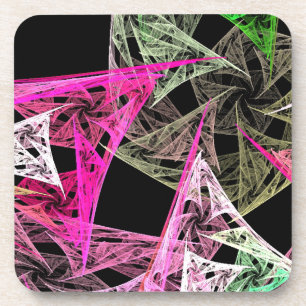 Posavasos Abstracto colorido Origami