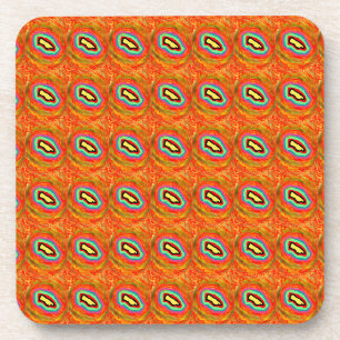 POSAVASOS ABSTRACTO DE DISEÑO DE ARTE AFRO