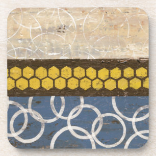 Posavasos Abstracto de Honey Comb I