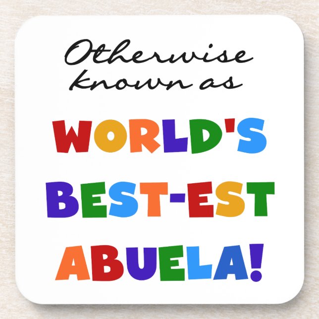 Posavasos abuela colorsabuela (Frente)