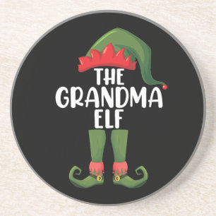 Posavasos Abuela Elfo Grupo Familiar de Navidad Partido Coin