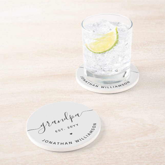 Posavasos Abuelo Est Personalizado Nuevos Regalos Abuelos (Lado)