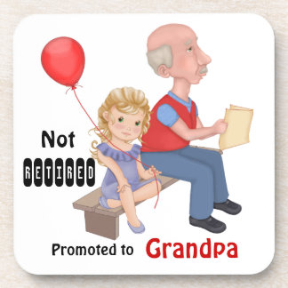 Posavasos Abuelo no jubilado promovido