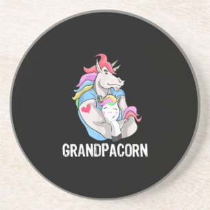 Posavasos Abuelo Y Abuelo De Unicornio