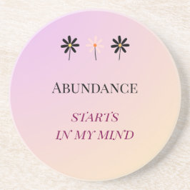 Posavasos Abundance Mindset – Flowers of Abundance