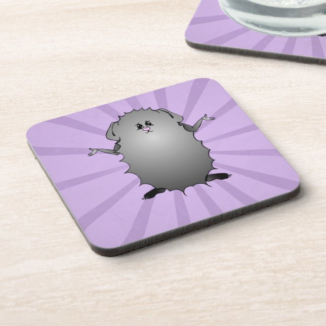 Posavasos Abyssinian Guinea Pig Comic (Lado Izquierdo)