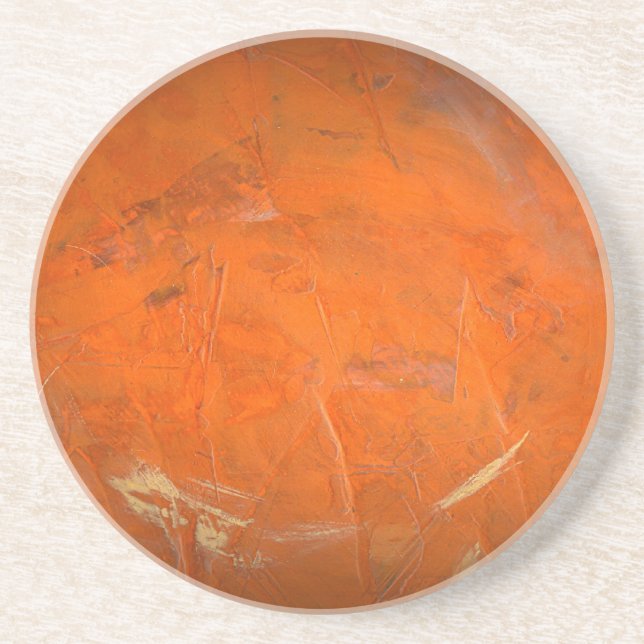 Posavasos Acabado de Faux de Terracota Glazada (Frente)