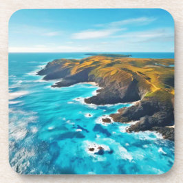 Posavasos Acantilados oceánicos: costa salvaje