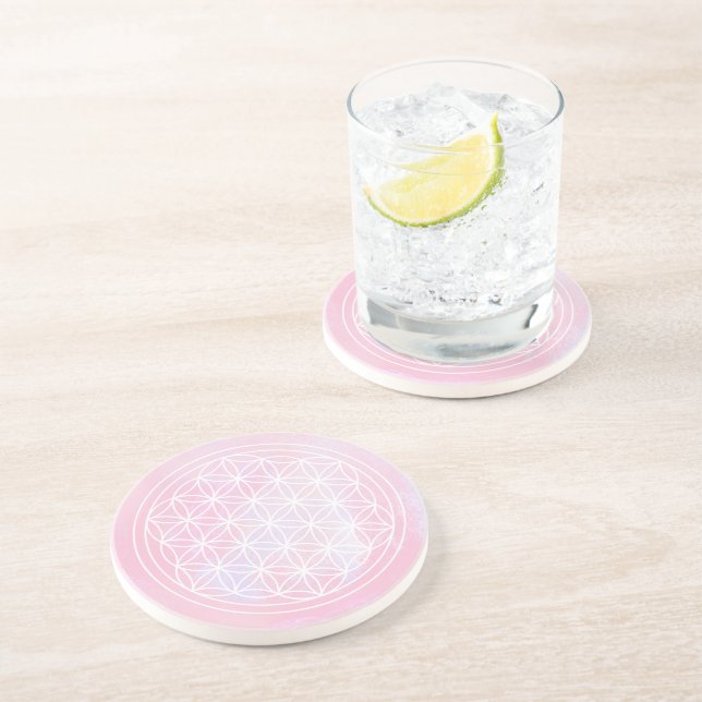 Posavasos Aceptación Rosa (Lado)