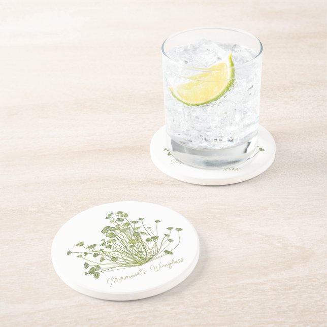 Posavasos Acetabularia Monstruo De Piedra De Algas (Lado)