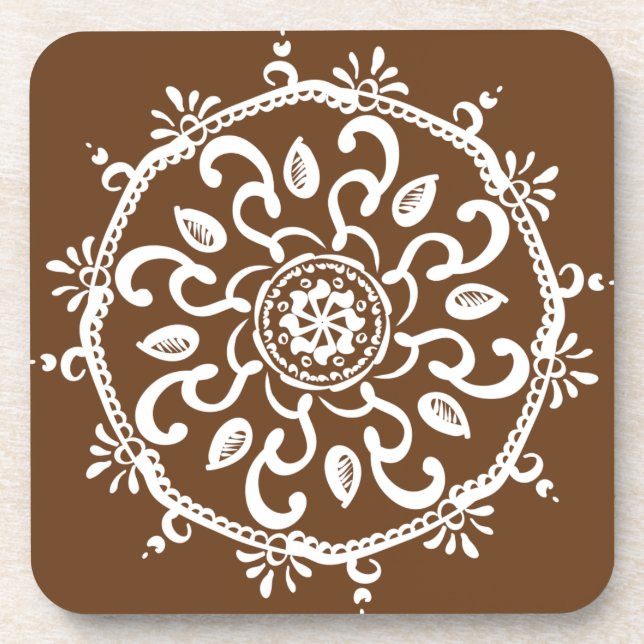 Posavasos Acorn Mandala (Frente)