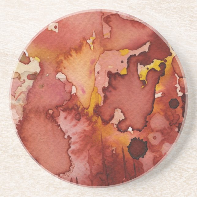 Posavasos acuarela 3 del fondo (Frente)