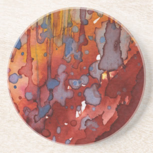 Posavasos acuarela 7 del fondo