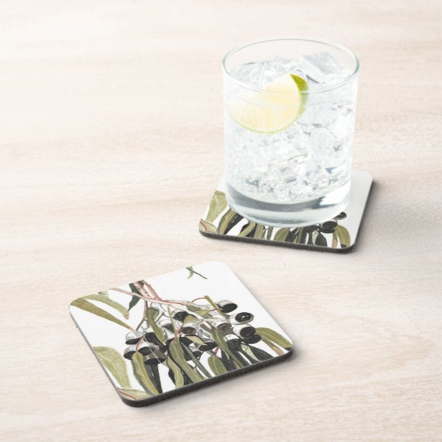 Posavasos Acuarela Botánica Australiana de Guimanes (Lado Derecho)