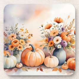 Posavasos Acuarela celebrando la caída