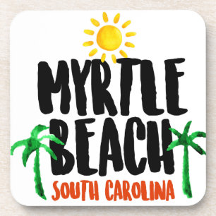 Posavasos Acuarela de Myrtle Beach