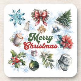 Posavasos Acuarela de navidades