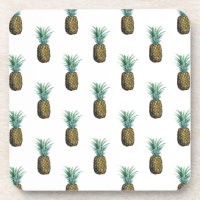 Acuarela de piña tropical