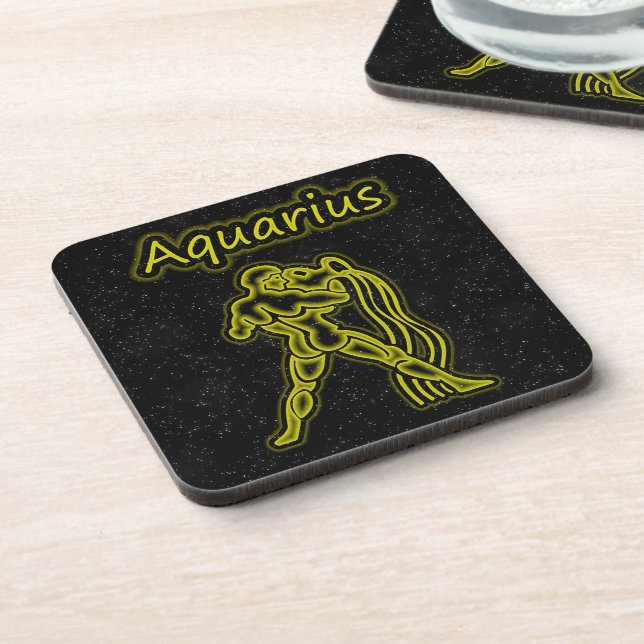 Posavasos Acuario brillante (Lado Izquierdo)