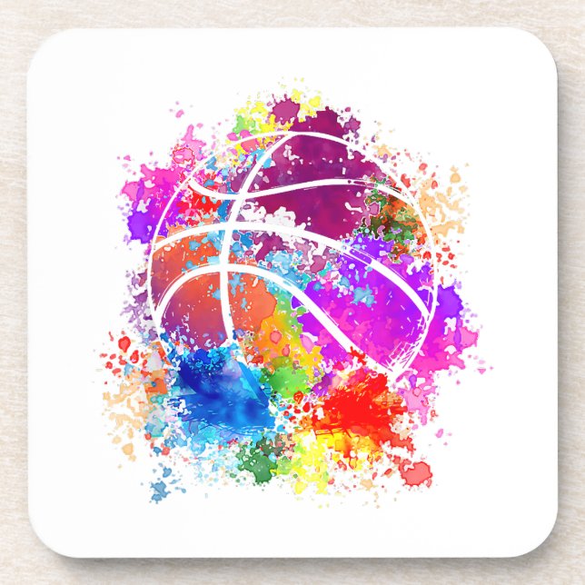 Posavasos Adolescentes Chicas de baloncesto Baller Dunk (Frente)