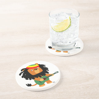 Posavasos Adorable león de Sion de dibujos animados posavaso