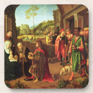 Posavasos Adoración de unos de los reyes magos