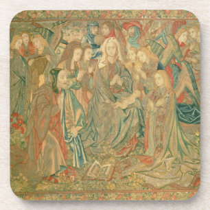 Posavasos Adoración del niño de Cristo (tapicería)