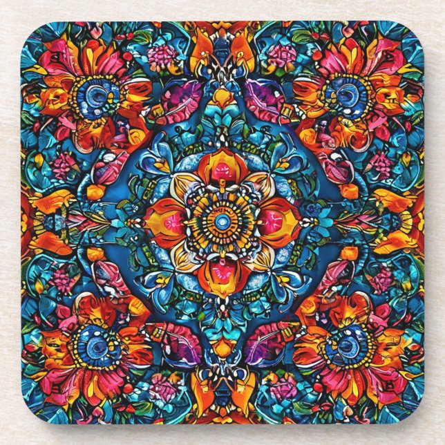 Posavasos Adorno Floral (Frente)