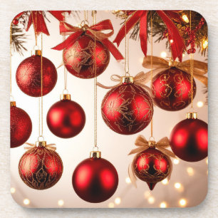 Posavasos Adornos Elegantes de Navidad