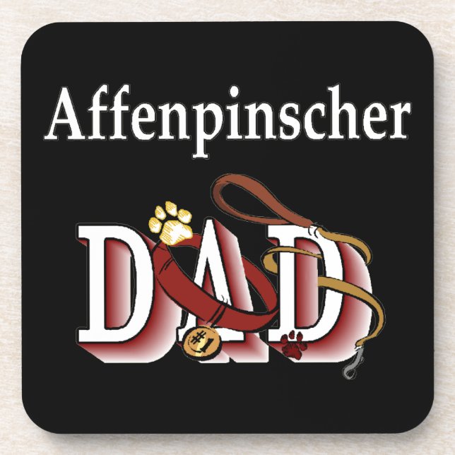 Posavasos Affenpinscher Dad (Frente)