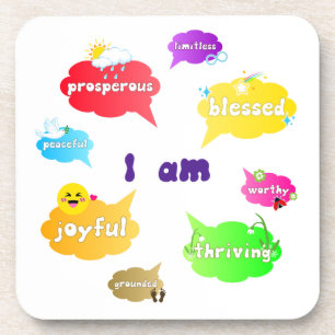 Posavasos Afirmaciones Positivas Palabras Amor Propio