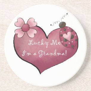 Posavasos Afortunado yo soy regalos de una abuela