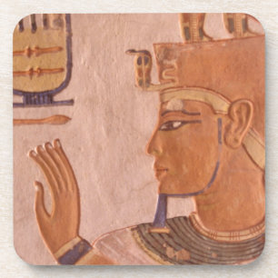 Posavasos África, Egipto, Valle de los Reyes. Pared de la tu