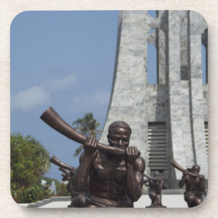 Posavasos África, Ghana, Acra. Mausoleo de Nkrumah, últimos