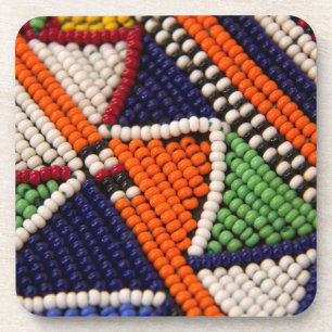 Posavasos África, Kenia. Cuentas tribales masai