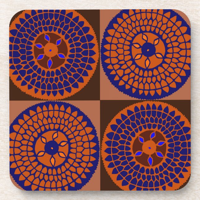 Posavasos African Sunflower Basket (Frente)