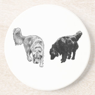Posavasos Afterglow Dot Sip — Retriever Duo